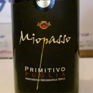 ミオパッソ　プリミティーヴォ　2011