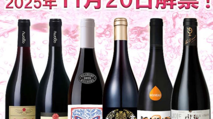 【ボジョレー・ヌーヴォー】予約販売スタート！ 早期ご予約特典ポイント5倍★ 11月20日解禁！ソムリエ厳選6アイテム！