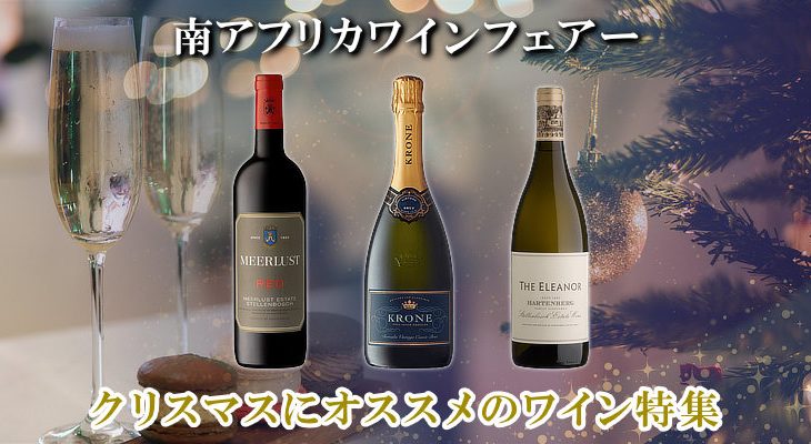 本日10時スタート！【南アワインフェアー第4弾】クリスマスに飲みたい南アワイン特集！あの泡もセール大特価★　2025年12月11日配信ワインニュースレター