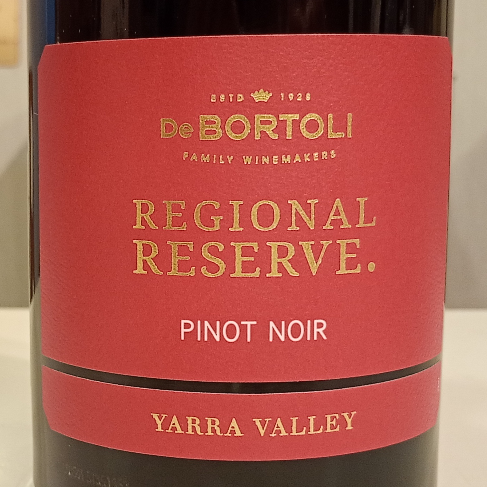デ・ボルトリ リージョナル・リザーヴ ピノ・ノワール 2025