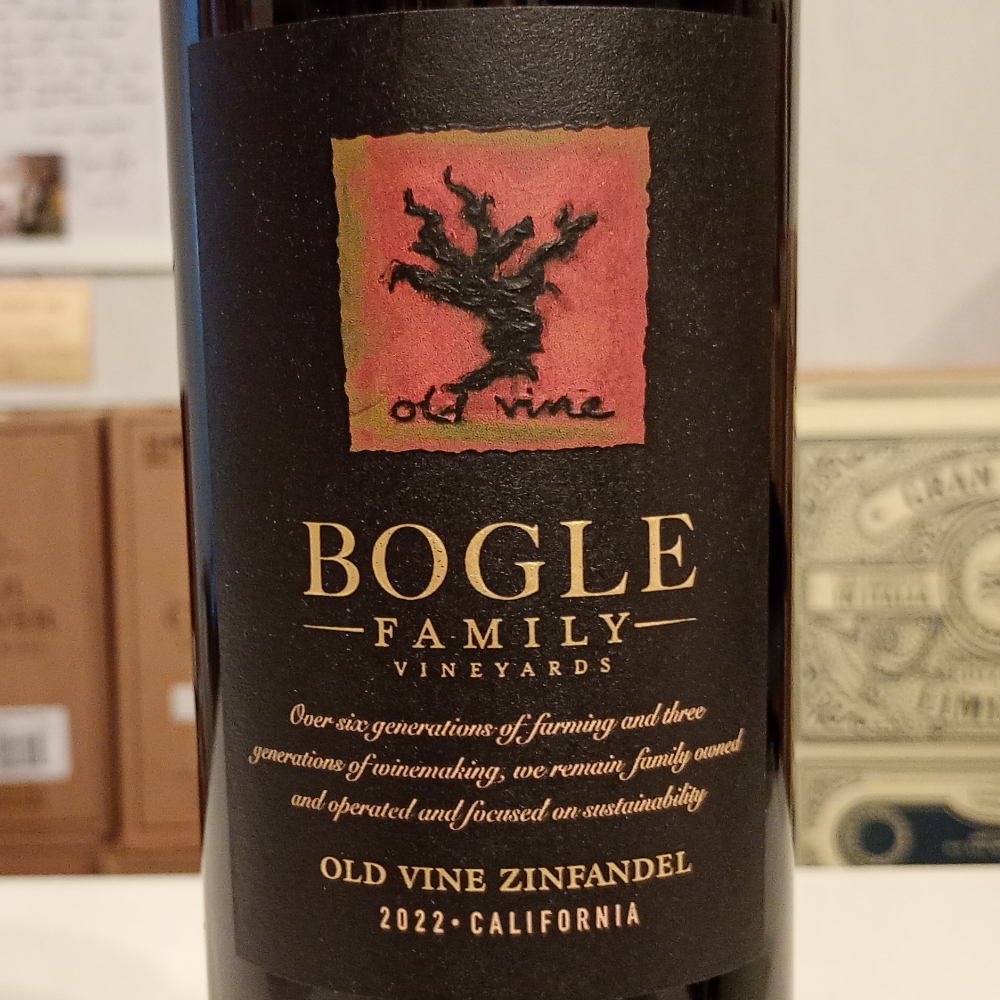 ボーグル　オールドヴァイン　ジンファンデル　2022
