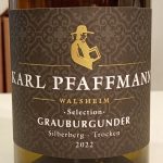 グラウブルグンダー・シルバーベルク・セレクション・トロッケン 2022 カール・ファフマン