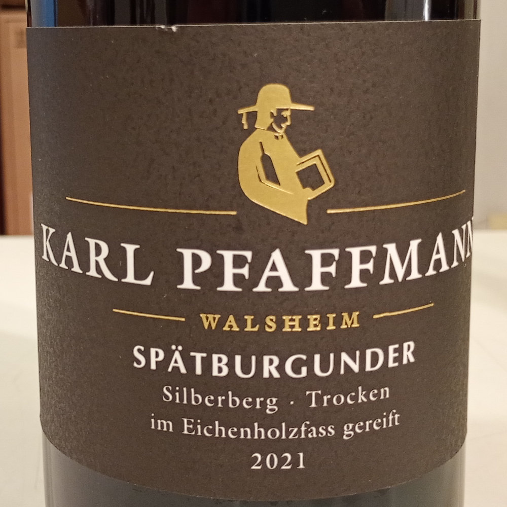 シュペートブルグンダー・シルバーベルク・トロッケン 2021 カール・ファフマン