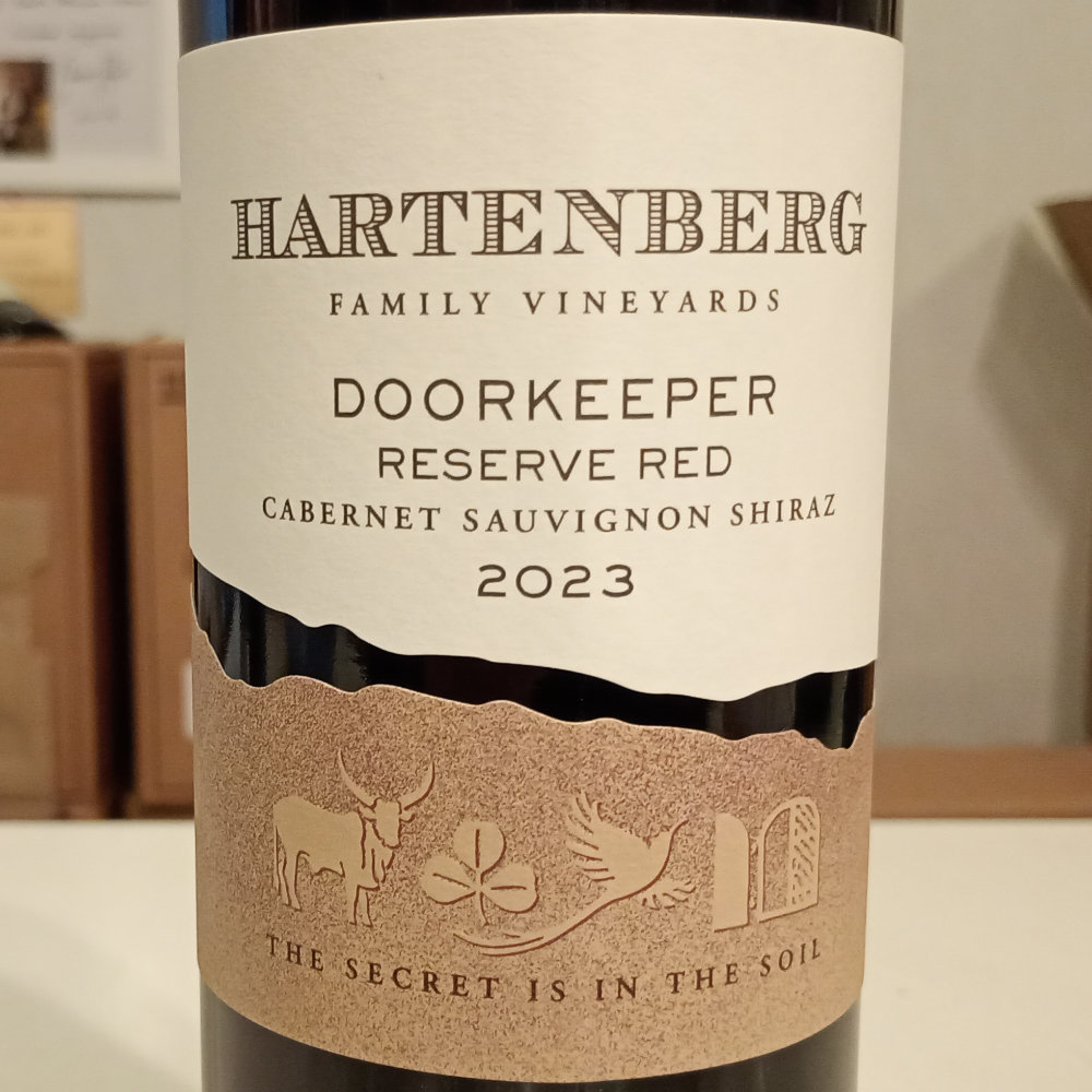 ハーテンバーグ ドアキーパー・リザーヴ・レッド カベルネ・ソーヴィニョン・シラーズ 2023