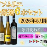 シニアソムリエ本気で厳選6本セット（5月のセット）