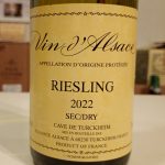 ヴァン・ダルザス　リースリング　トゥルクハイム　2022